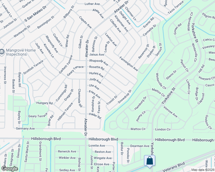 map of restaurants, bars, coffee shops, grocery stores, and more near 5463 Jody Avenue in North Port