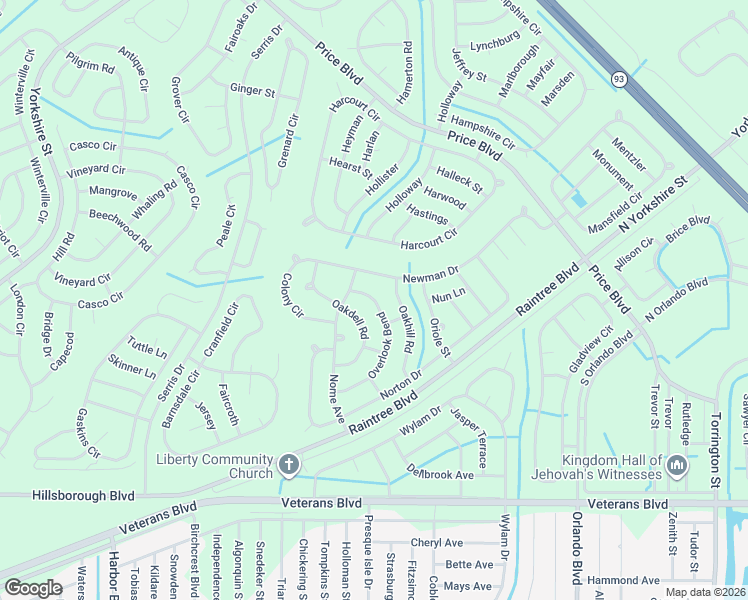 map of restaurants, bars, coffee shops, grocery stores, and more near in North Port