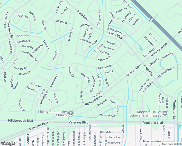 map of restaurants, bars, coffee shops, grocery stores, and more near in North Port