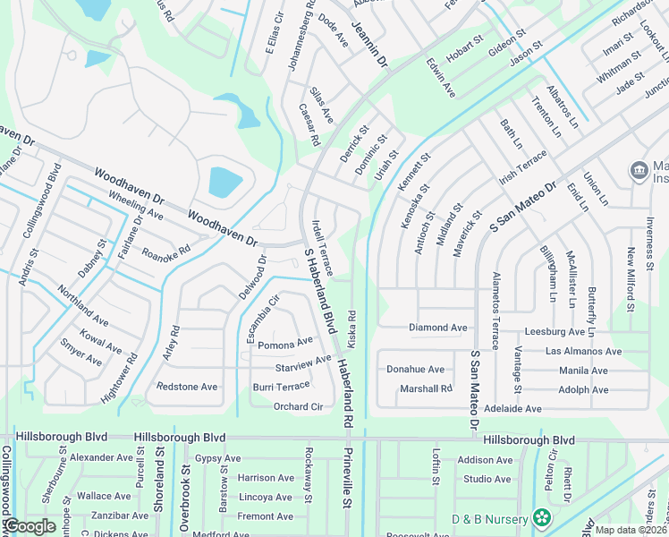 map of restaurants, bars, coffee shops, grocery stores, and more near 4530 Irdell Terrace in North Port