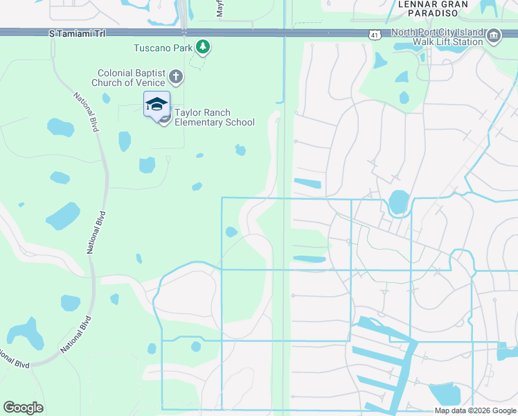 map of restaurants, bars, coffee shops, grocery stores, and more near 23547 Awabuki Drive in Venice