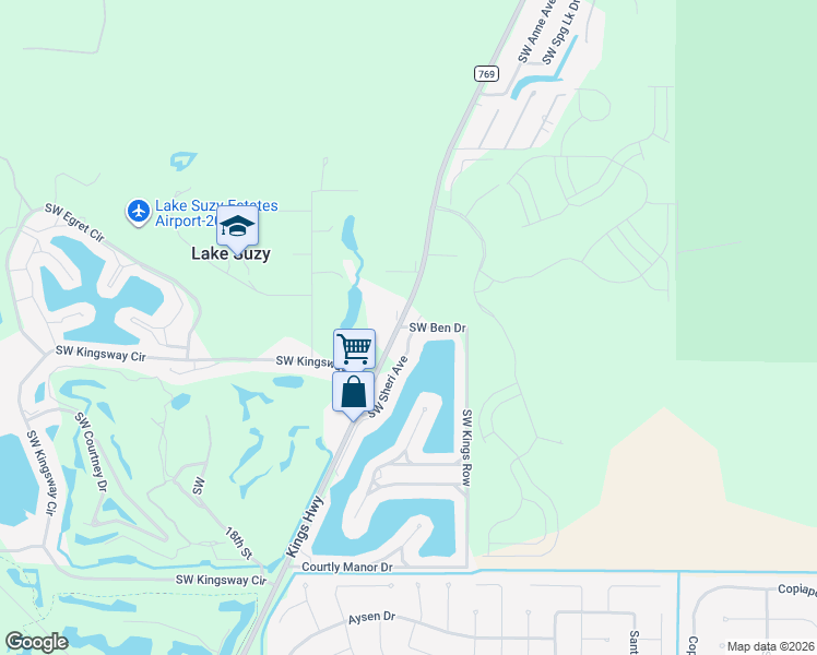map of restaurants, bars, coffee shops, grocery stores, and more near 11700 Southwest Ben Drive in Arcadia