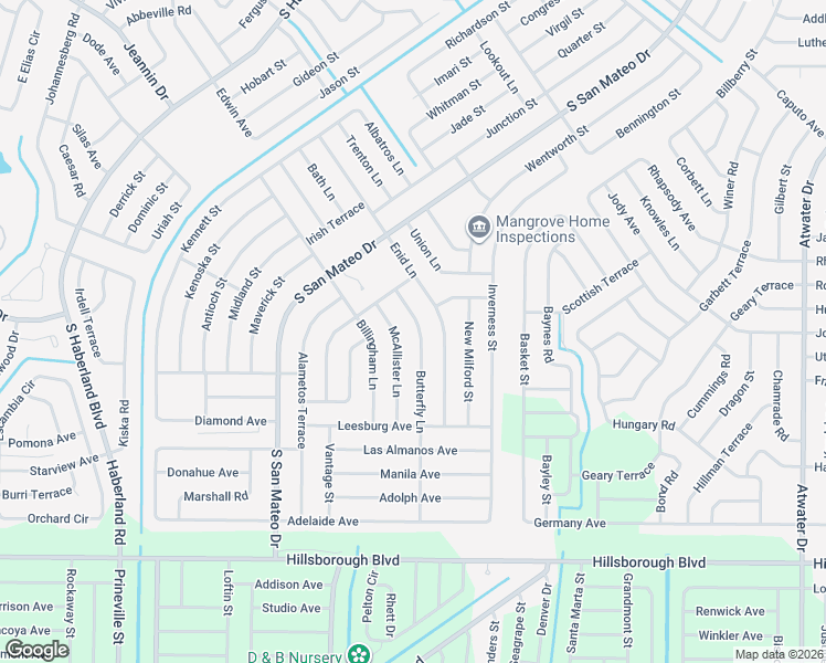 map of restaurants, bars, coffee shops, grocery stores, and more near 4523 Butterfly Lane in North Port