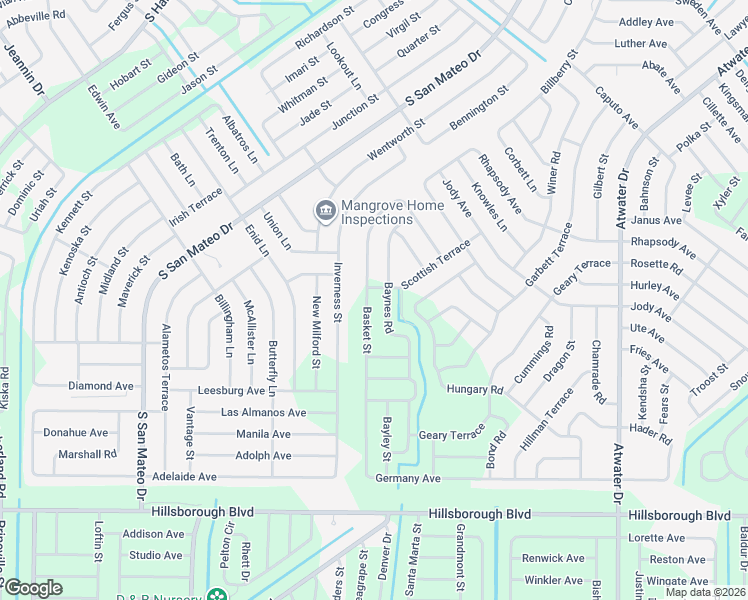 map of restaurants, bars, coffee shops, grocery stores, and more near 4118 Basket Street in North Port