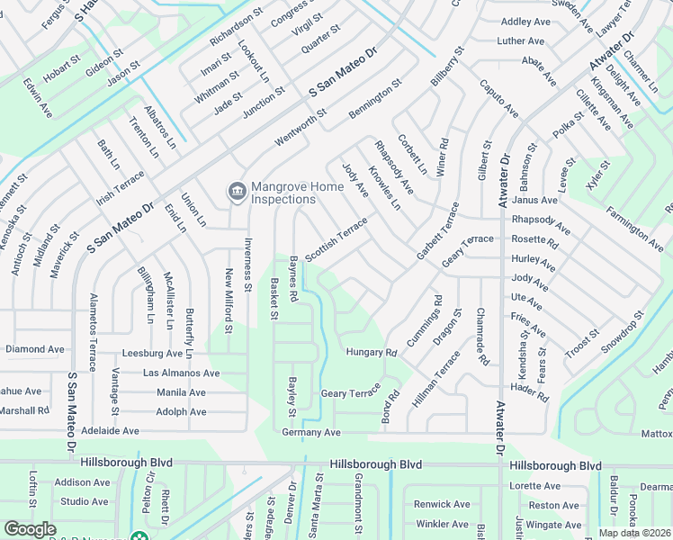 map of restaurants, bars, coffee shops, grocery stores, and more near 4358 Killdeer Terrace in North Port