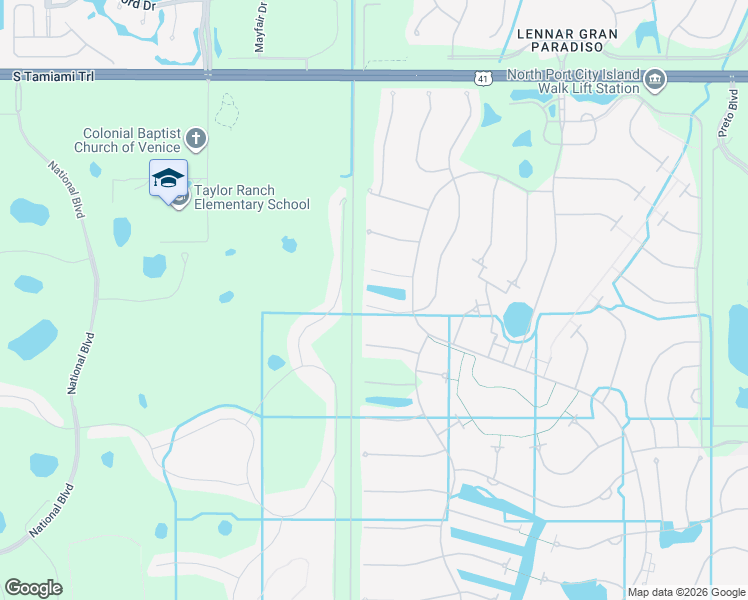 map of restaurants, bars, coffee shops, grocery stores, and more near 13909 Karina Street in Venice