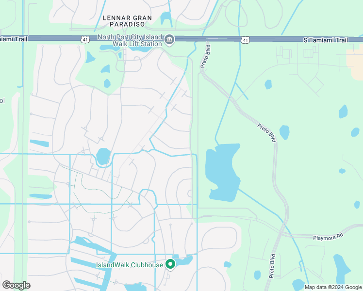 map of restaurants, bars, coffee shops, grocery stores, and more near 13173 Ipolita Street in Venice