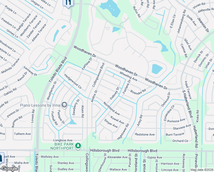 map of restaurants, bars, coffee shops, grocery stores, and more near 1819 Blanton Avenue in North Port