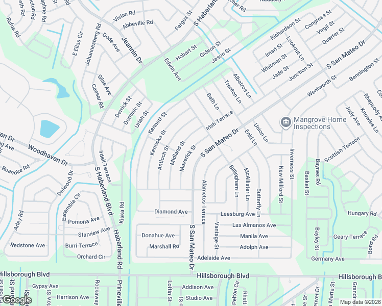 map of restaurants, bars, coffee shops, grocery stores, and more near 4451 Maverick Street in North Port