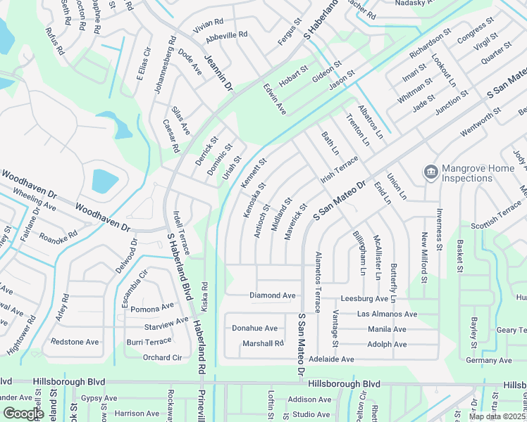 map of restaurants, bars, coffee shops, grocery stores, and more near 4527 Antioch Street in North Port