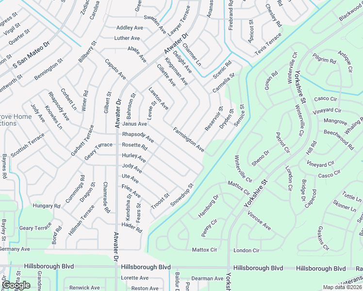 map of restaurants, bars, coffee shops, grocery stores, and more near 5686 Janus Avenue in North Port