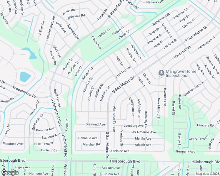 map of restaurants, bars, coffee shops, grocery stores, and more near 4451 Maverick Street in North Port