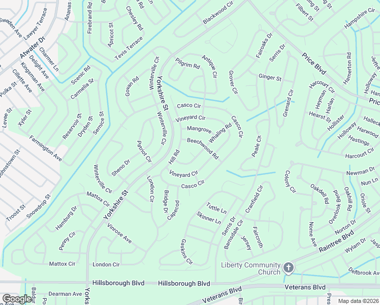 map of restaurants, bars, coffee shops, grocery stores, and more near Trench Court in North Port