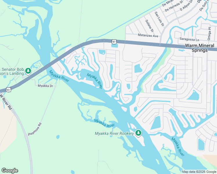 map of restaurants, bars, coffee shops, grocery stores, and more near 186 Martinique Road in North Port