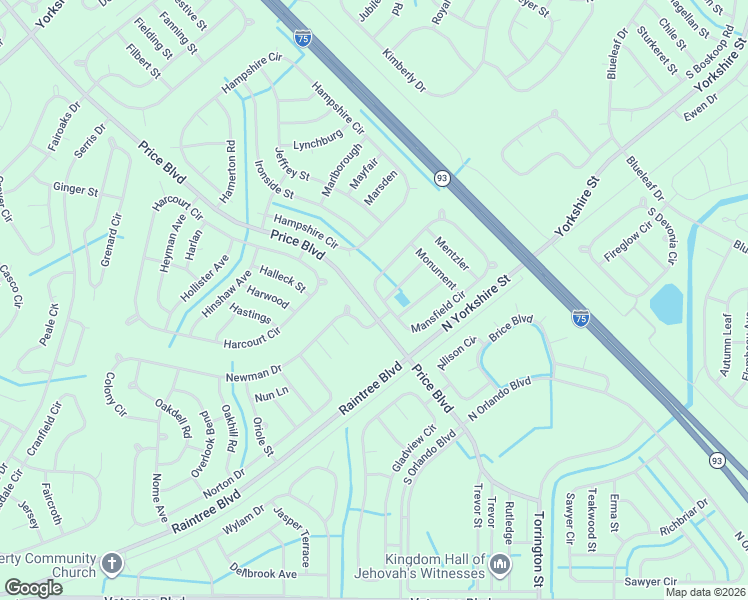 map of restaurants, bars, coffee shops, grocery stores, and more near in North Port