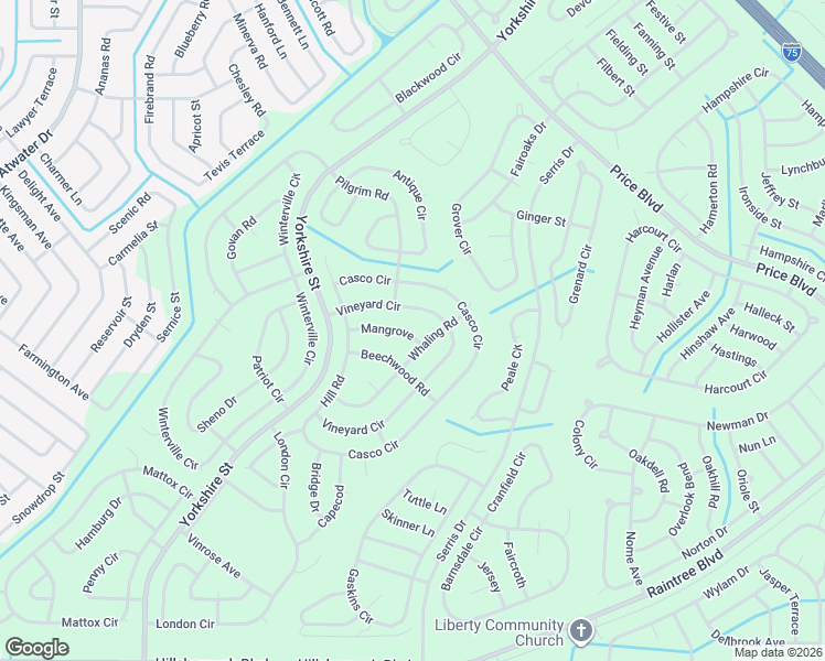 map of restaurants, bars, coffee shops, grocery stores, and more near 2938 Whaling Road in North Port