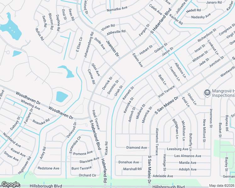 map of restaurants, bars, coffee shops, grocery stores, and more near 3944 Dominic Street in North Port