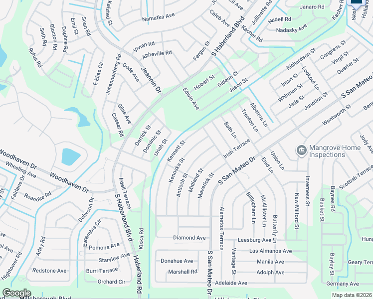 map of restaurants, bars, coffee shops, grocery stores, and more near 4449 Antioch Street in North Port
