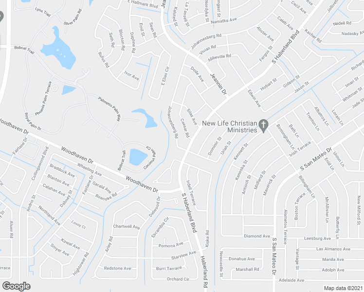 map of restaurants, bars, coffee shops, grocery stores, and more near 2960 Thurston Avenue in North Port