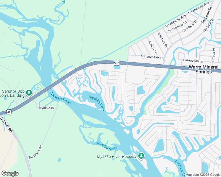 map of restaurants, bars, coffee shops, grocery stores, and more near 234 Martinique Road in North Port