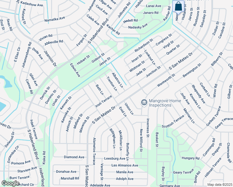 map of restaurants, bars, coffee shops, grocery stores, and more near 3865 Trenton Lane in North Port