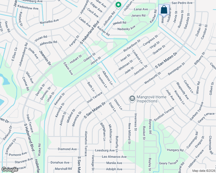 map of restaurants, bars, coffee shops, grocery stores, and more near 3895 Trenton Lane in North Port