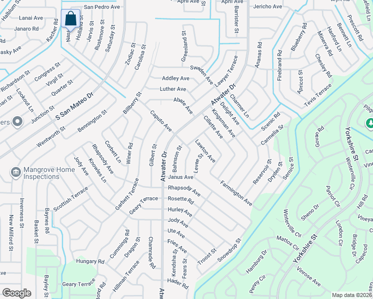 map of restaurants, bars, coffee shops, grocery stores, and more near 5221 Caputo Avenue in North Port