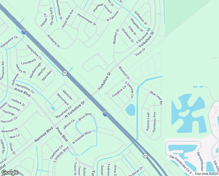 map of restaurants, bars, coffee shops, grocery stores, and more near South Devonia Circle in North Port