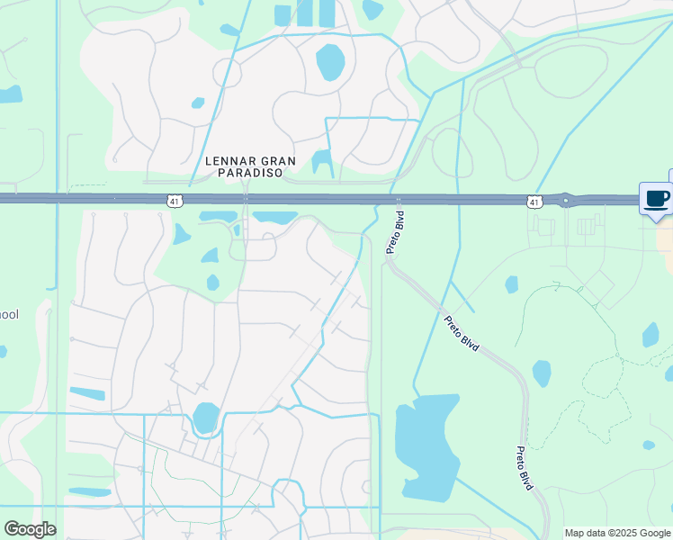 map of restaurants, bars, coffee shops, grocery stores, and more near 6230 Erice Street in Venice