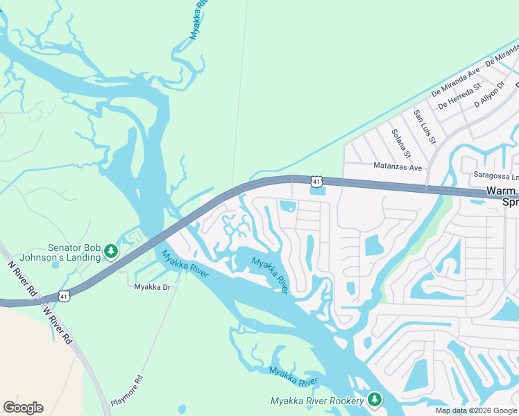 map of restaurants, bars, coffee shops, grocery stores, and more near 133 Lazy River Road in Venice