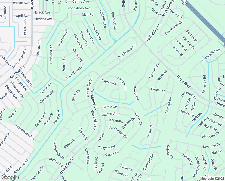 map of restaurants, bars, coffee shops, grocery stores, and more near 6114 Amish Circle in North Port