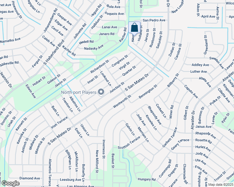 map of restaurants, bars, coffee shops, grocery stores, and more near 3321 South San Mateo Drive in North Port