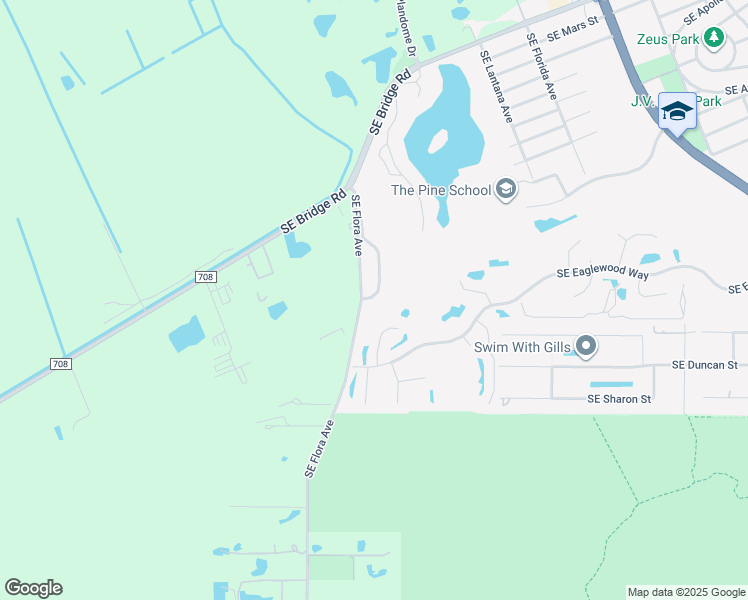 map of restaurants, bars, coffee shops, grocery stores, and more near 12763 Southeast Old Cypress Drive in Hobe Sound