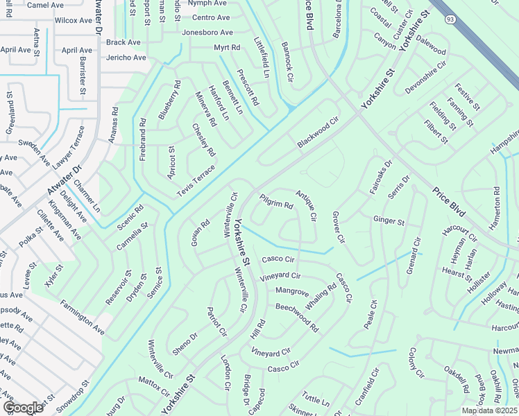 map of restaurants, bars, coffee shops, grocery stores, and more near 6114 Amish Circle in North Port