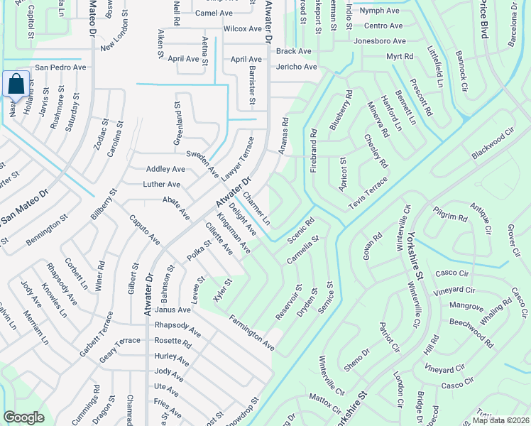 map of restaurants, bars, coffee shops, grocery stores, and more near 5287 Mikado Road in North Port