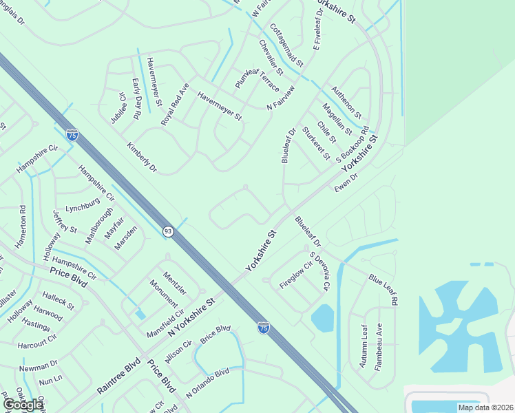 map of restaurants, bars, coffee shops, grocery stores, and more near East Fielders Road in North Port