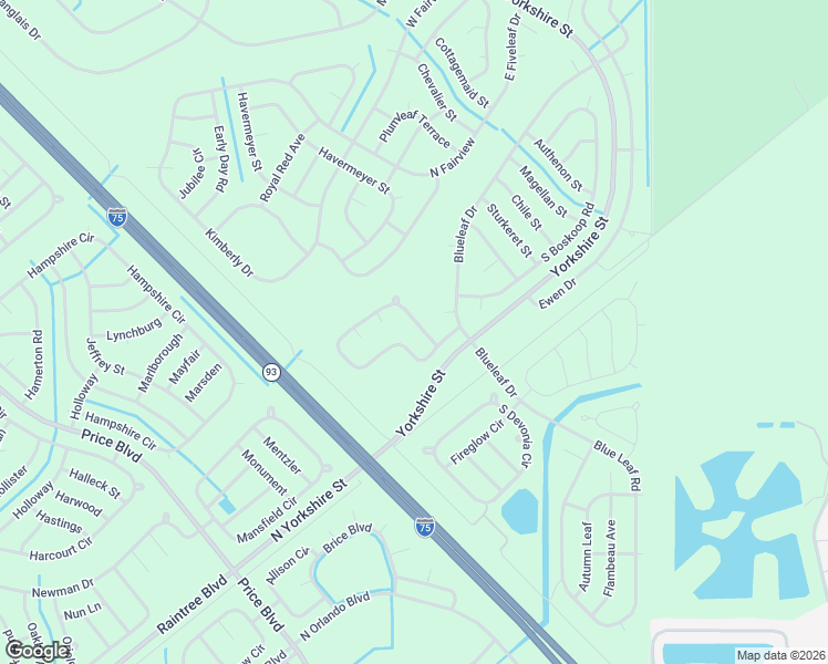 map of restaurants, bars, coffee shops, grocery stores, and more near East Fielders Road in North Port