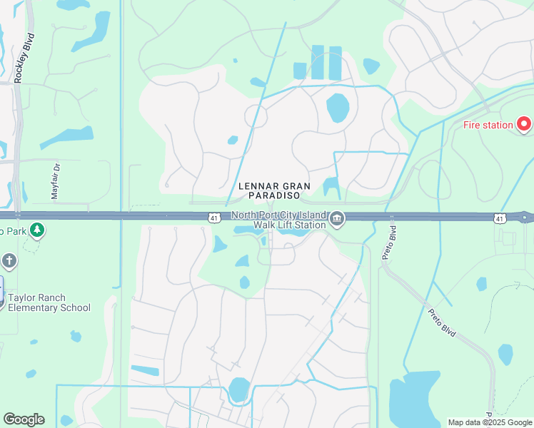 map of restaurants, bars, coffee shops, grocery stores, and more near 9037 South Tamiami Trail in Venice
