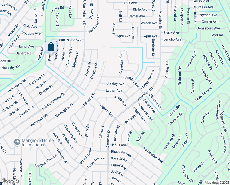 map of restaurants, bars, coffee shops, grocery stores, and more near 2987 Lawyer Terrace in North Port