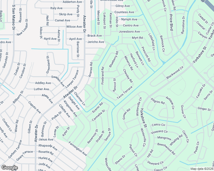 map of restaurants, bars, coffee shops, grocery stores, and more near 2597 Caladium Road in North Port