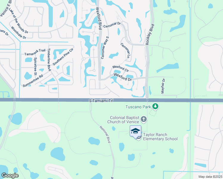 map of restaurants, bars, coffee shops, grocery stores, and more near 214 Wetherby Street in Venice