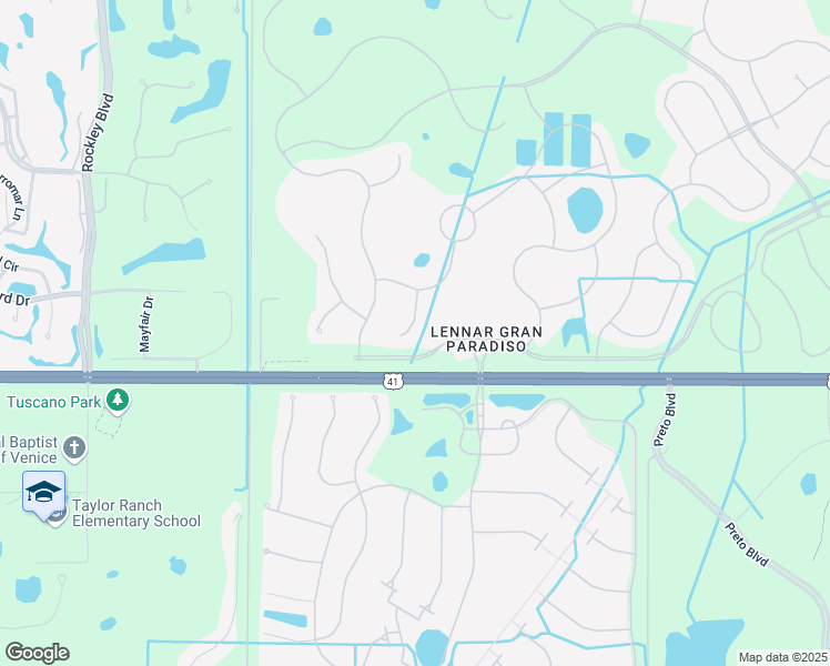 map of restaurants, bars, coffee shops, grocery stores, and more near 20114 Elegante Court in Venice
