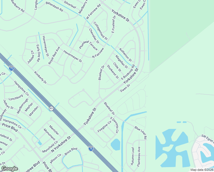 map of restaurants, bars, coffee shops, grocery stores, and more near South Boskoop Road in Arcadia