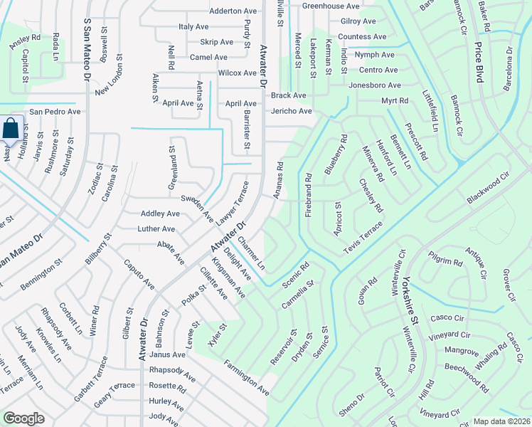 map of restaurants, bars, coffee shops, grocery stores, and more near 2633 Ananas Road in North Port