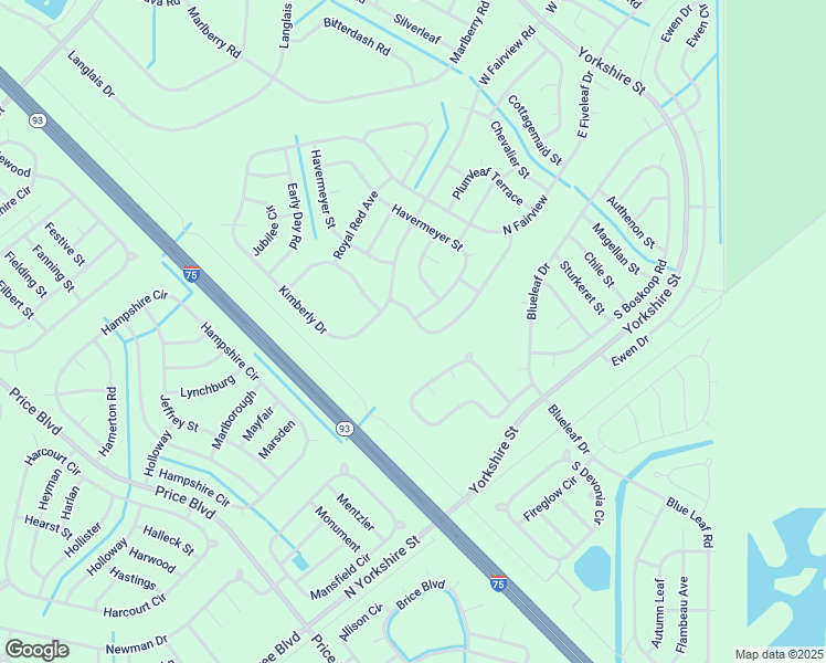 map of restaurants, bars, coffee shops, grocery stores, and more near Havemeyer Street in North Port