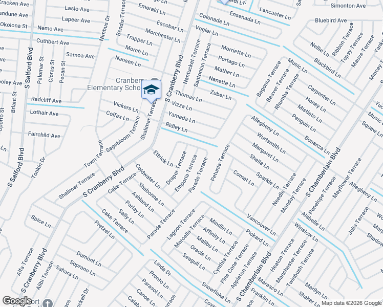 map of restaurants, bars, coffee shops, grocery stores, and more near 2724 Cottage Lane in North Port
