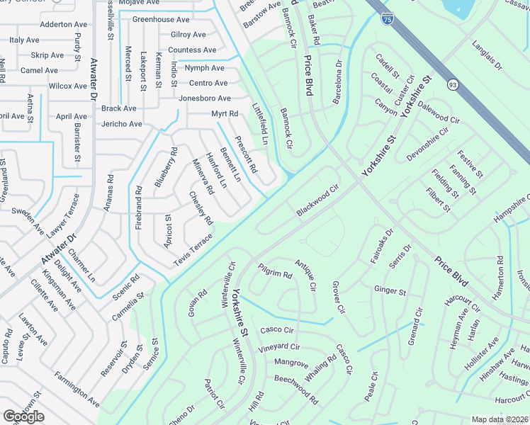 map of restaurants, bars, coffee shops, grocery stores, and more near 2210 Littlefield Lane in North Port