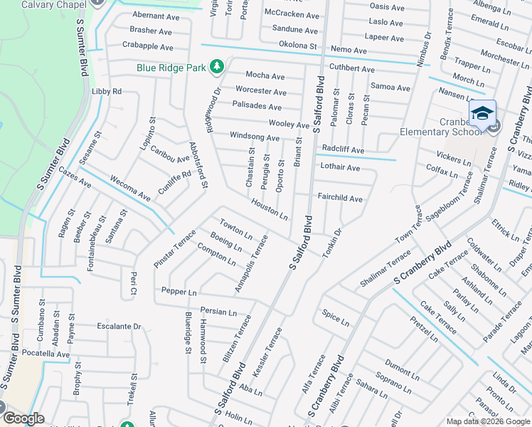 map of restaurants, bars, coffee shops, grocery stores, and more near 4247 Houston Lane in North Port