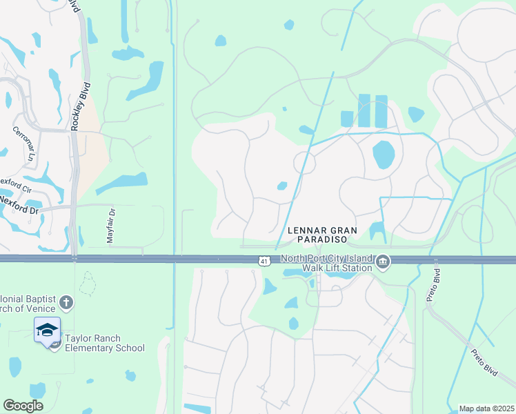 map of restaurants, bars, coffee shops, grocery stores, and more near 20322 Passagio Drive in Venice