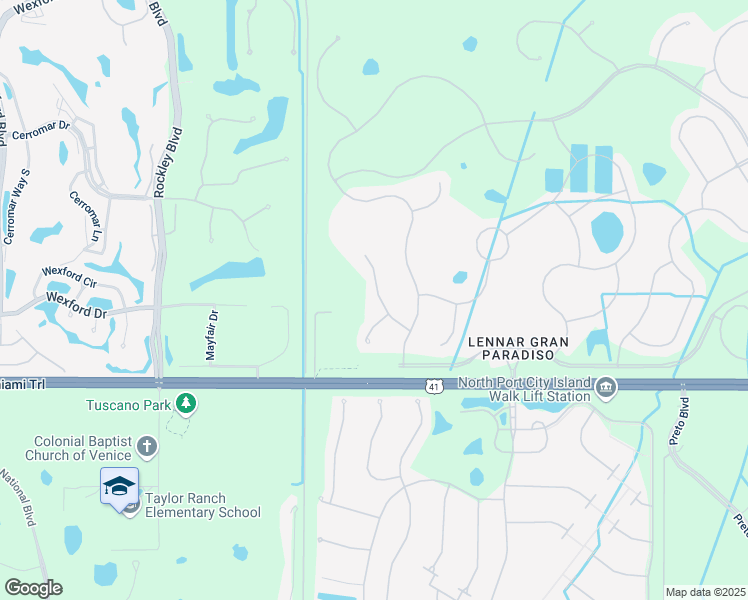 map of restaurants, bars, coffee shops, grocery stores, and more near 20186 Cristoforo Place in Venice